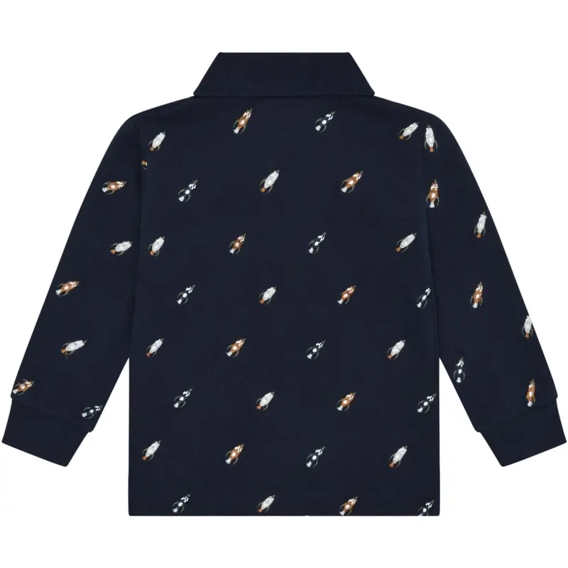 Hust & Claire More Navy Stevie Space Embroidery 3