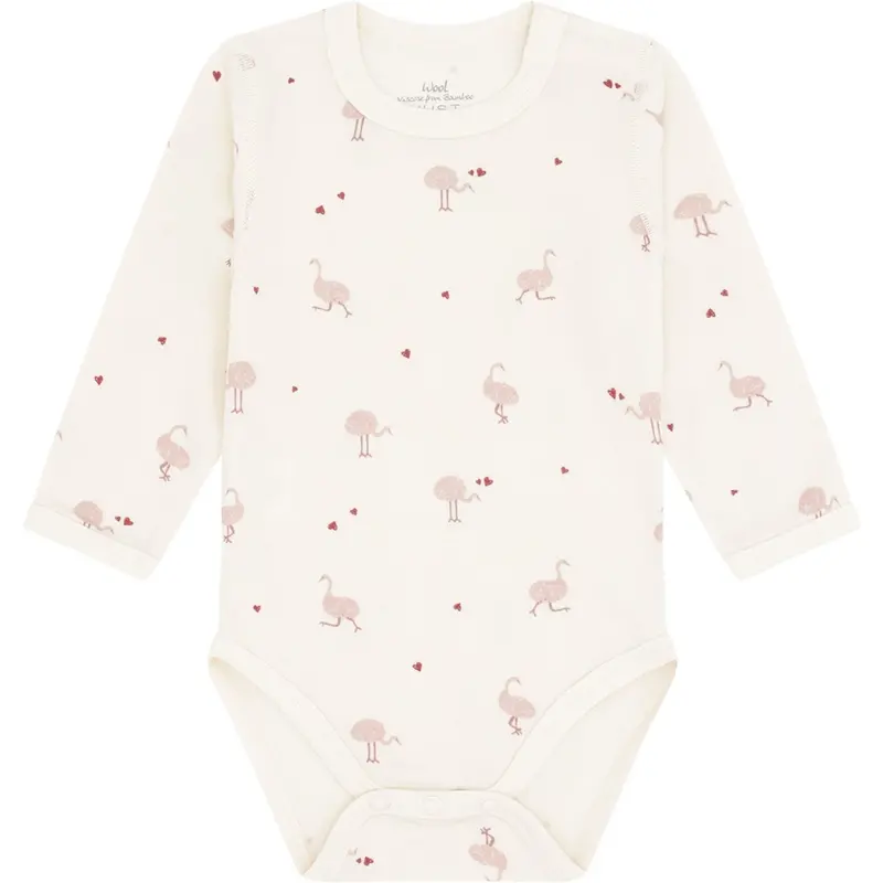 Hust & Claire Off White Baloo Ostrich 1