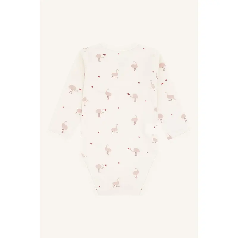 Hust & Claire Off White Baloo Ostrich 3