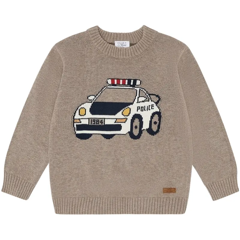 Hust & Claire Sand Melange Pelle Policecar 1