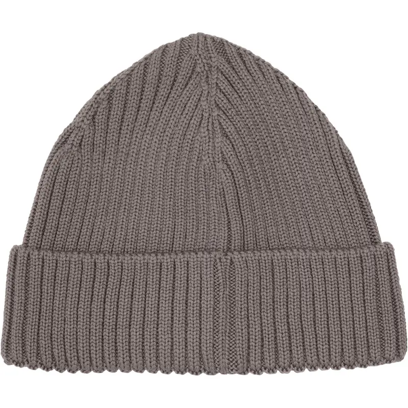Huttelihut Brown Melange Beanie Uld Strik 4