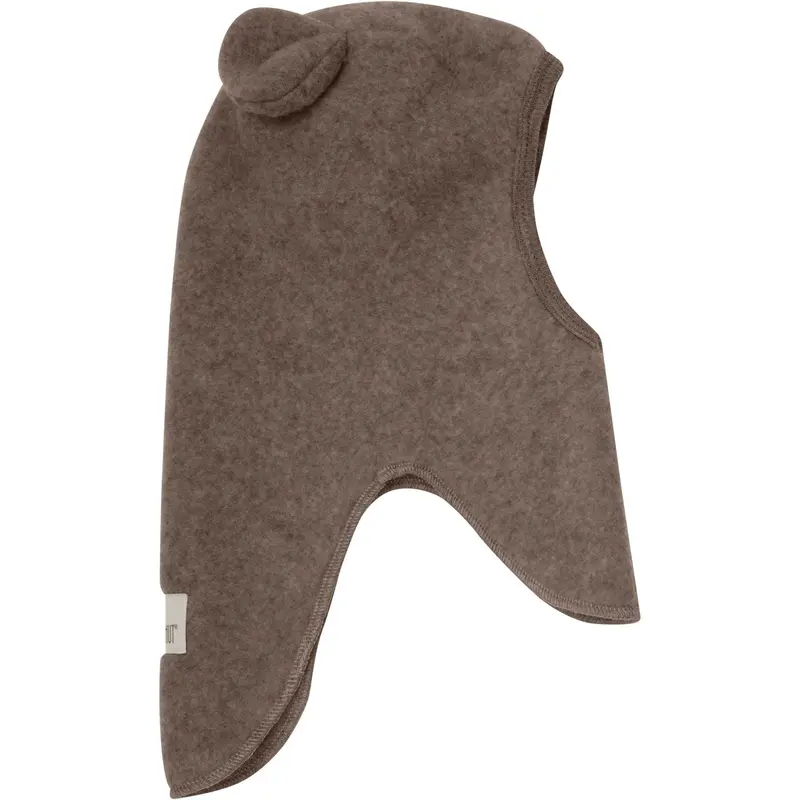 Huttelihut Brown Melange Elefanthue Ears Uld Fleece 3