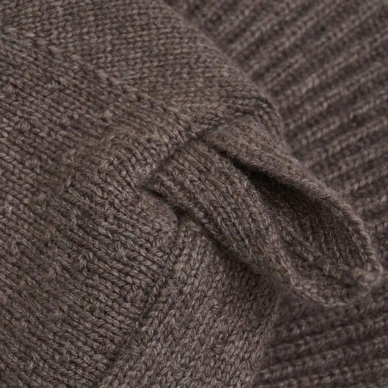 Huttelihut Brown Melange Elefanthue Ears Uld Strik 3