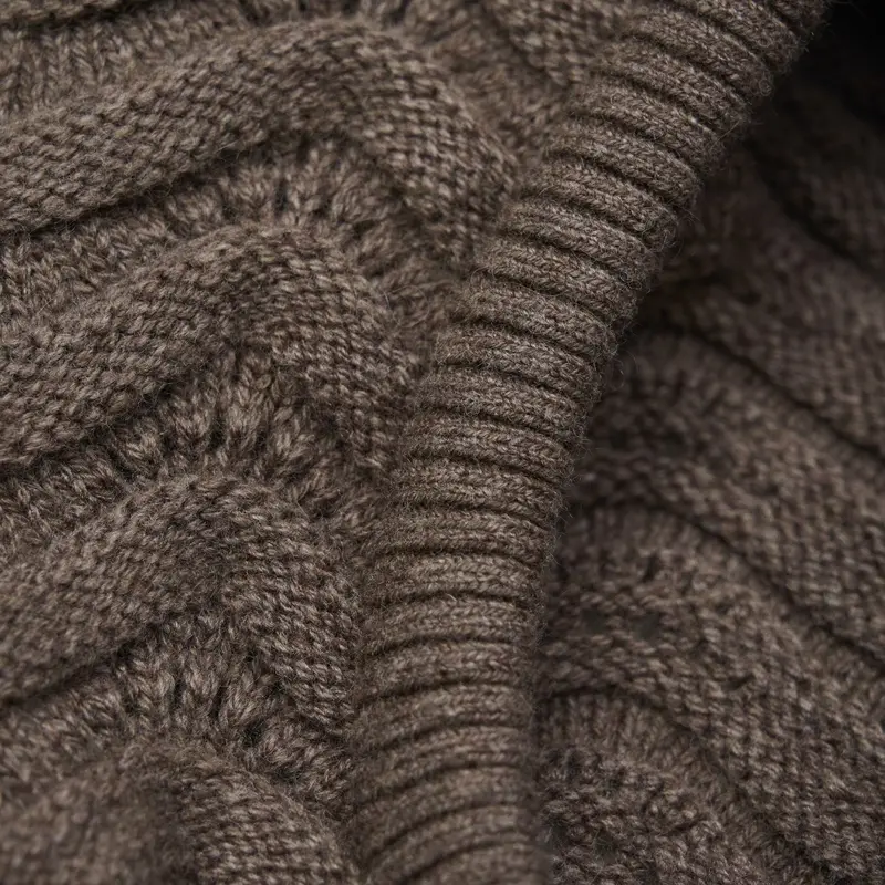Huttelihut Brown Melange Elefanthue Uld Strik 3