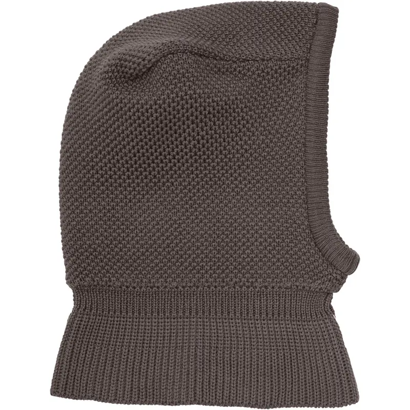 Huttelihut Brown Melange Elefanthue Uld Strik Windstop 3