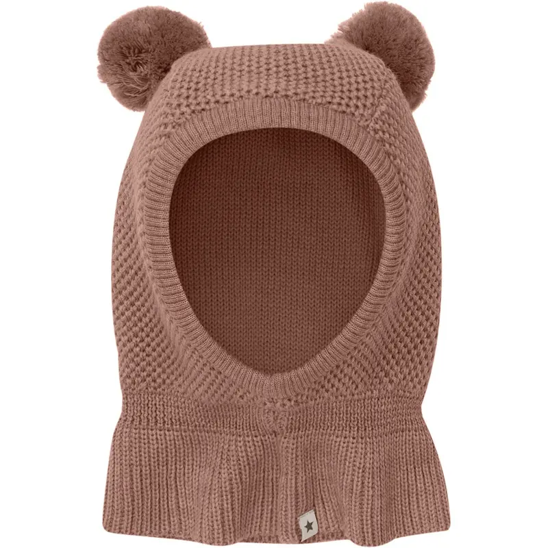 Huttelihut Burlwood Elefanthue Windstop Pompoms 1