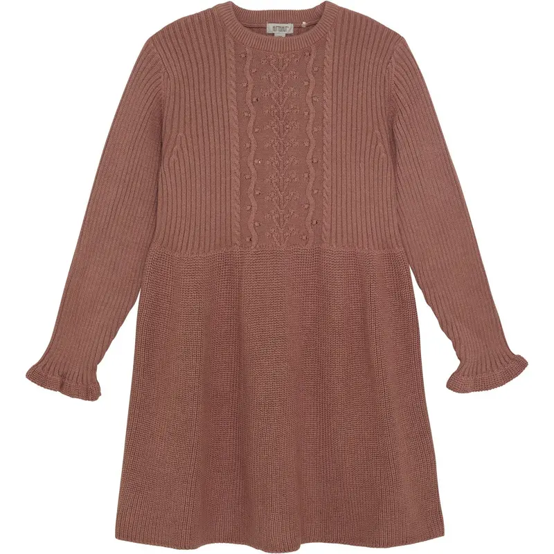 Huttelihut Burlwood Kjole Ls Strik 1