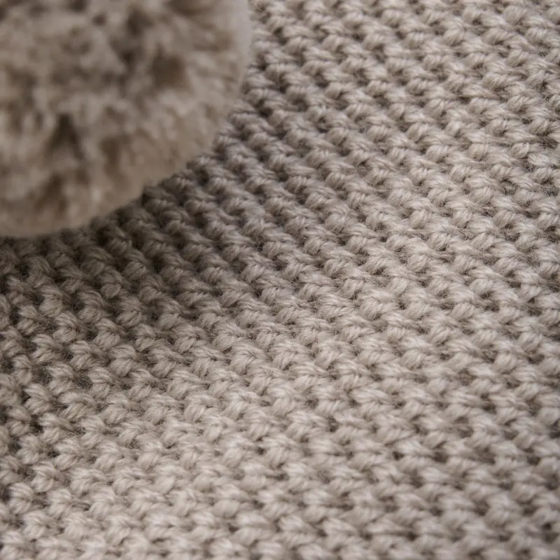 Huttelihut Camel Melange Elefanthue Windstop Pompoms 2