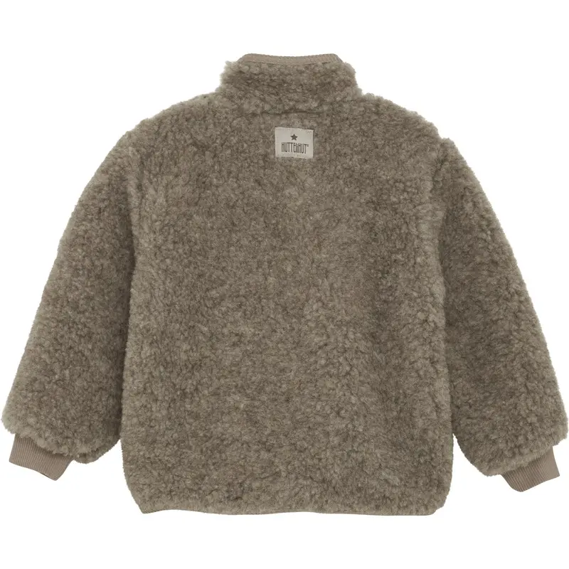 Huttelihut Camel Melange Jakke Uld Bamse W. Lining 2