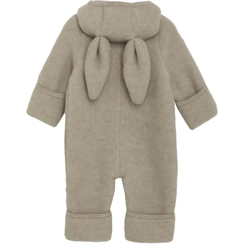 Huttelihut Camel Melange Køredragt Ears Uld Fleece 2