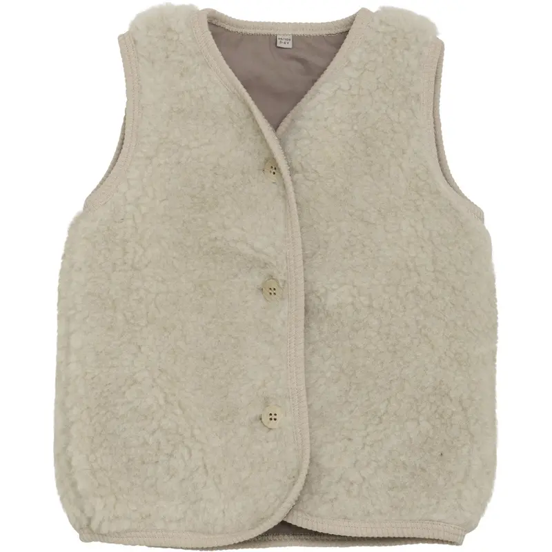 Huttelihut Cement Vest Uld Bamse W. Lining 1