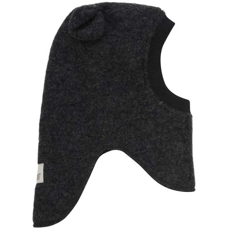 Huttelihut Dark Grey Melange Elefanthue Ears Uld 3