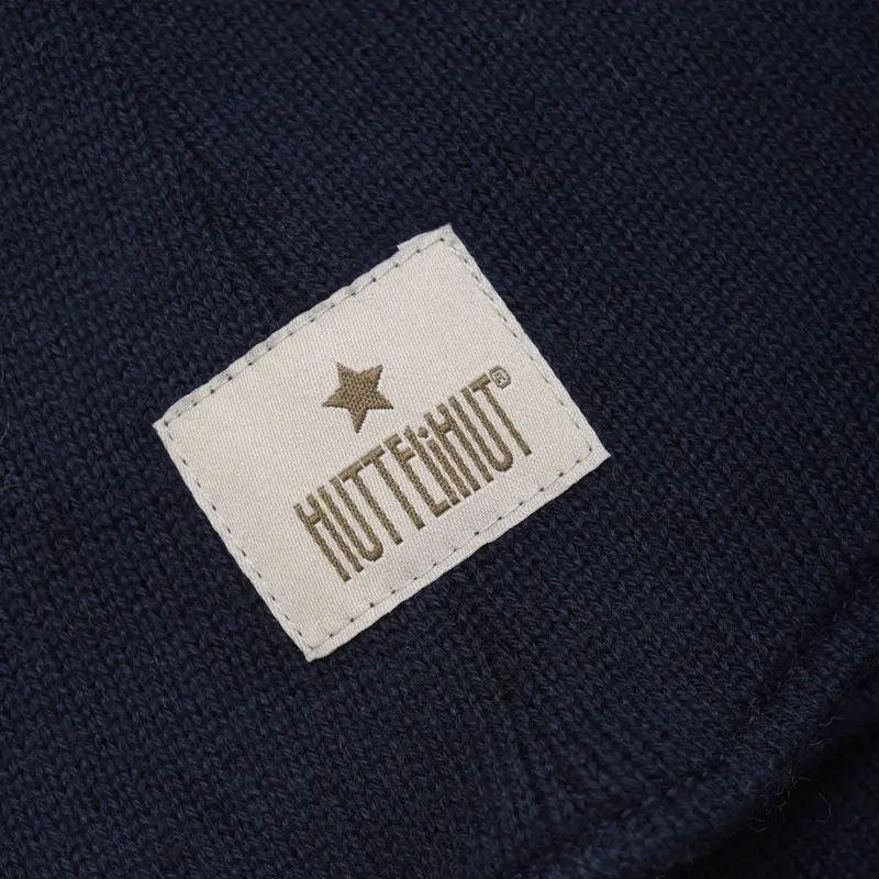 Huttelihut Dark Navy Elefanthue Uld Strik Windstop 2