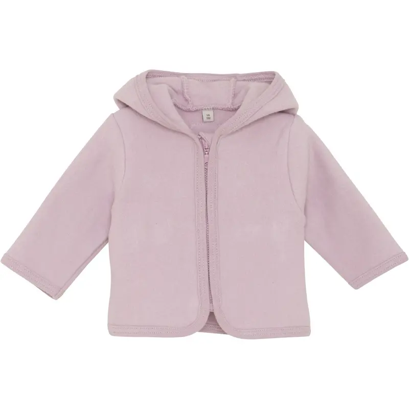 Huttelihut Deauville Mauve Jakke Ears Bomuld Fleece 1