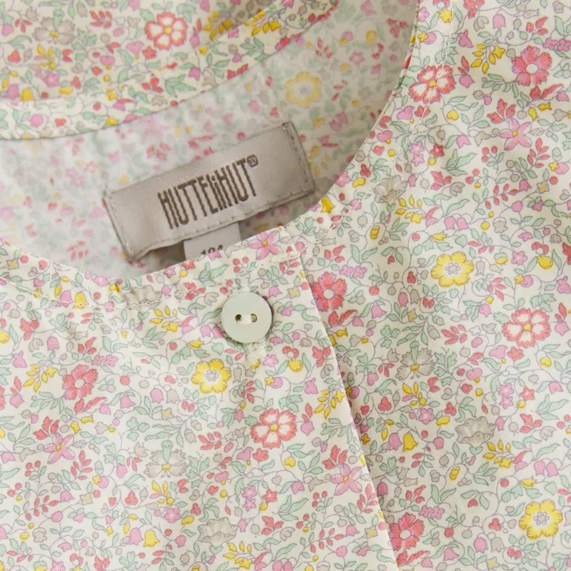 Huttelihut Double Cream Kjole Ss In Liberty Stof 2