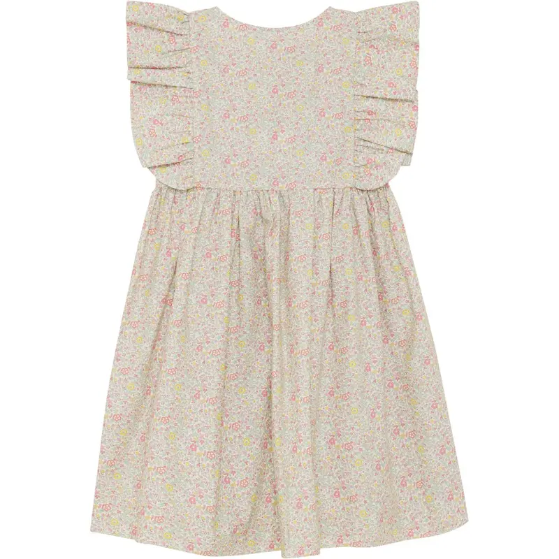 Huttelihut Double Cream Kjole Ss In Liberty Stof 3