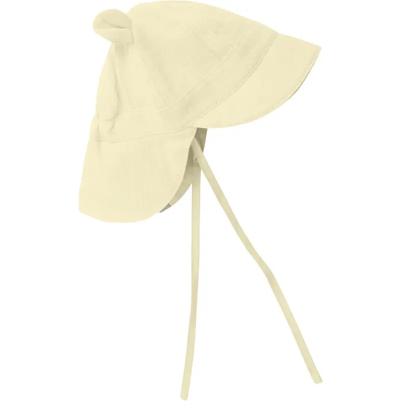 Huttelihut Double Cream Summer Hat Ears Muslin 1