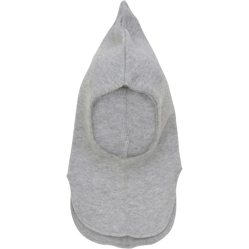 Huttelihut Light Grey Melange Elefanthue Uld Strik Windstop 1