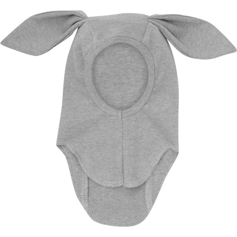 Huttelihut Medium Grey Melange Elefanthue Ears Bomuld Rib 1