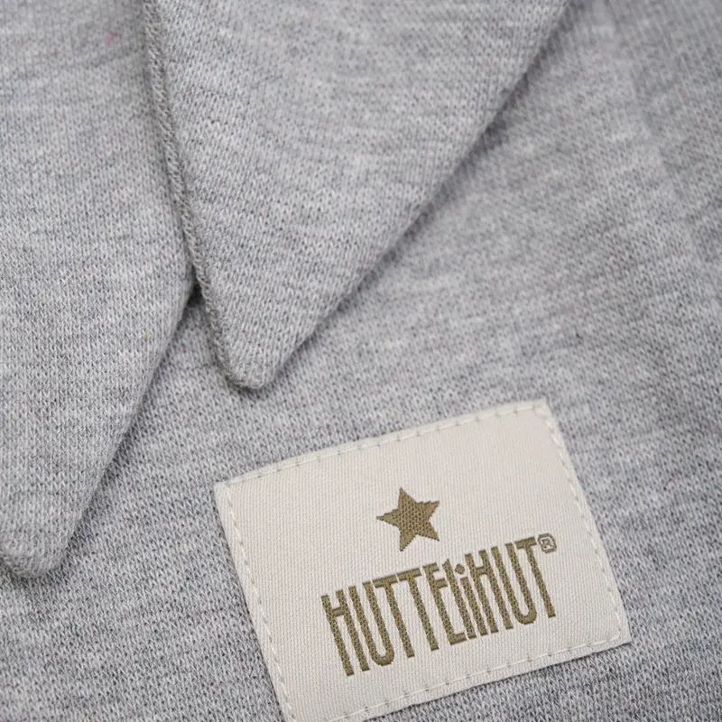 Huttelihut Medium Grey Melange Elefanthue Ears Bomuld Rib 2