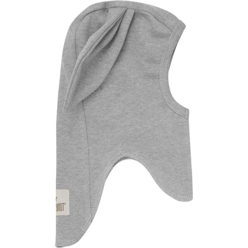 Huttelihut Medium Grey Melange Elefanthue Ears Bomuld Rib 3