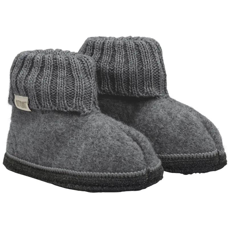 Huttelihut Medium Grey Melange Futter Uld 1