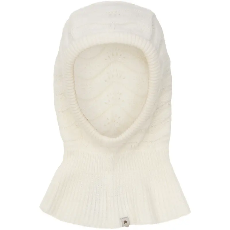 Huttelihut Off-White Elefanthue Uld Strik 1