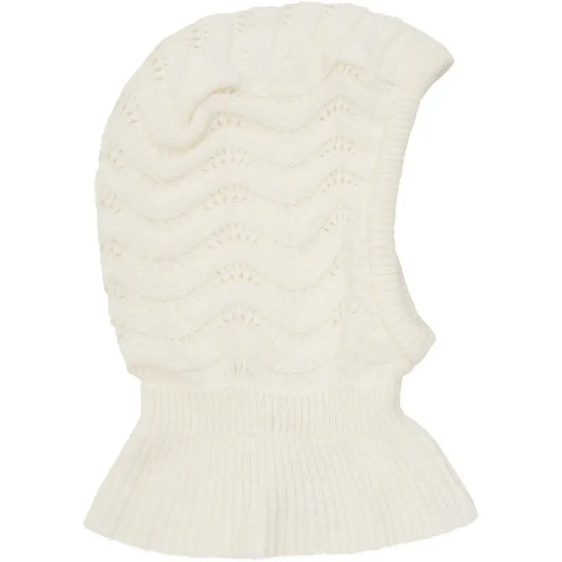 Huttelihut Off-White Elefanthue Uld Strik 3
