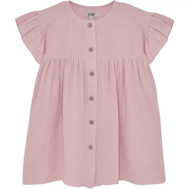 Huttelihut Pale Mauve Kjole Ss Muslin 1