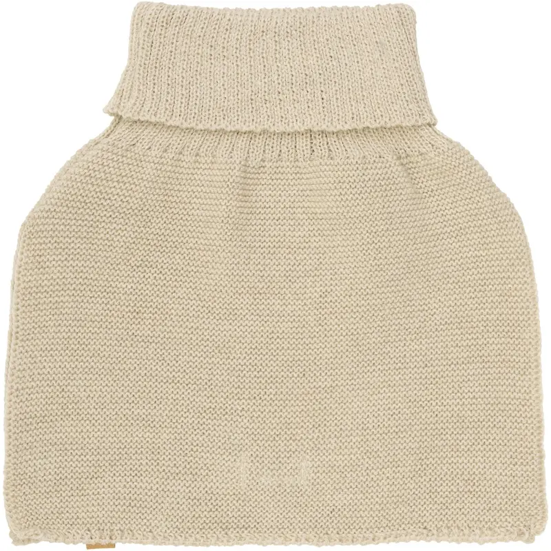 Huttelihut Sand Melange Halsedisse Uld Strik 2