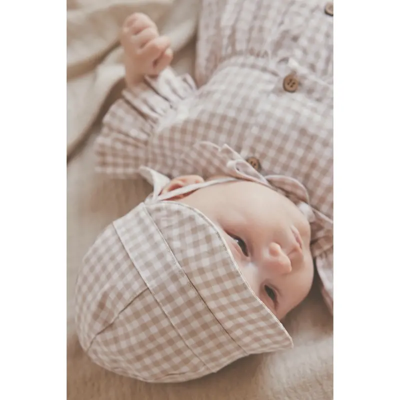 Huttelihut White Pepper Kjole Ss Woven Check 2