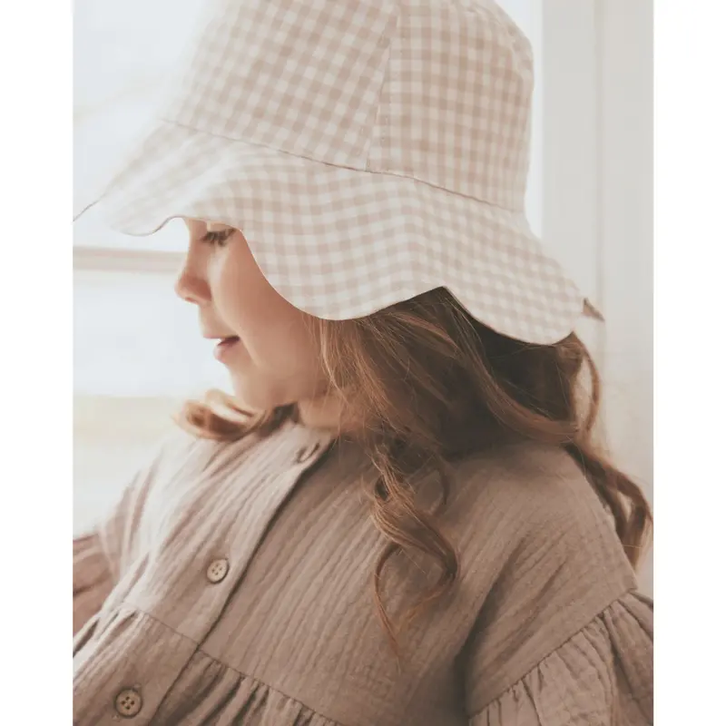 Huttelihut White Pepper Kjole Ss Woven Check 3