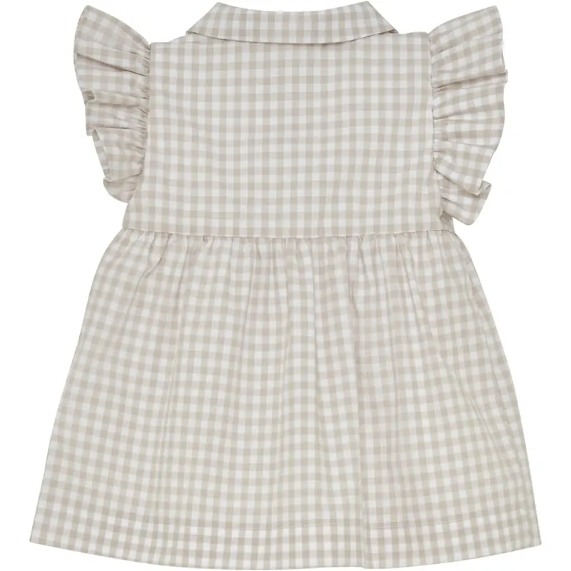 Huttelihut White Pepper Kjole Ss Woven Check 4