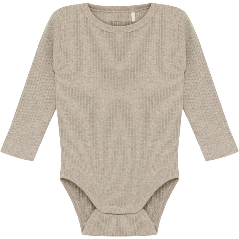 Huttelihut White Pepper Melange Body Ls Rib 1