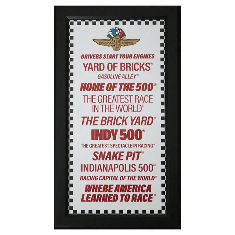 Ims Framed "Subway Sign" Wall Art 1