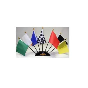 Indianapolis Motor Speedway 7 Flag Set With Base 1