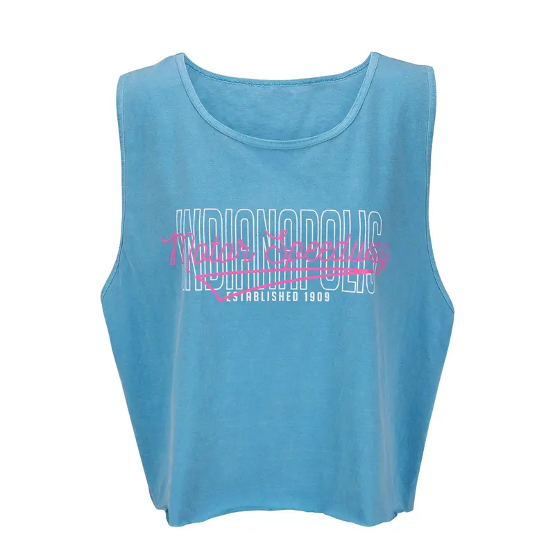 Indianapolis Motor Speedway Est. 1909 Ladies Cropped Tank 1