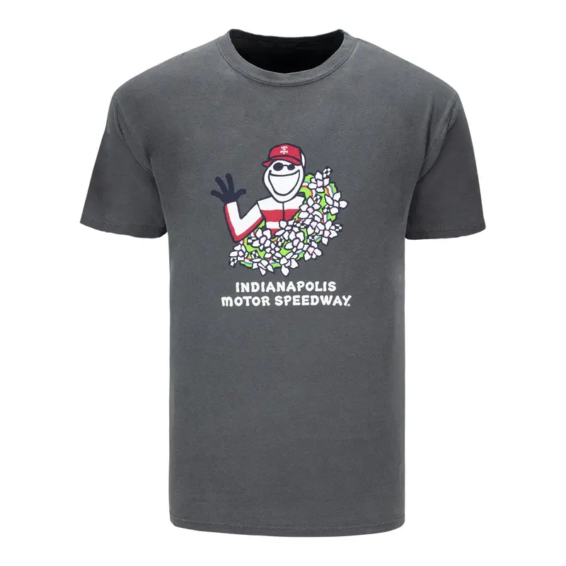Indianapolis Motor Speedway Life Is Good Wreath T-Shirt 1