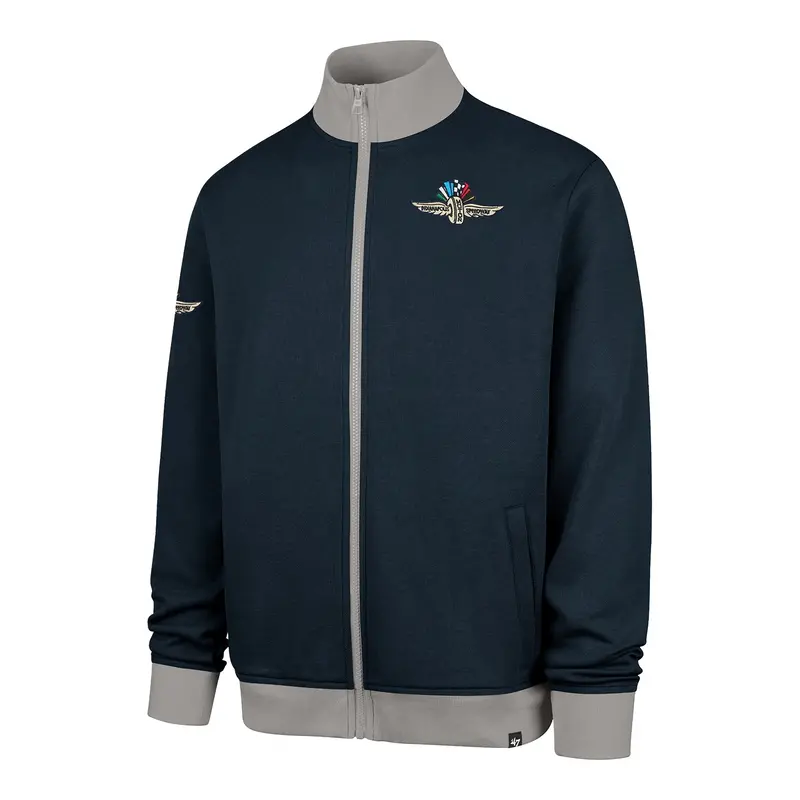 Indianapolis Motor Speedway Men's '47 Brand Pique Track Jacket 2