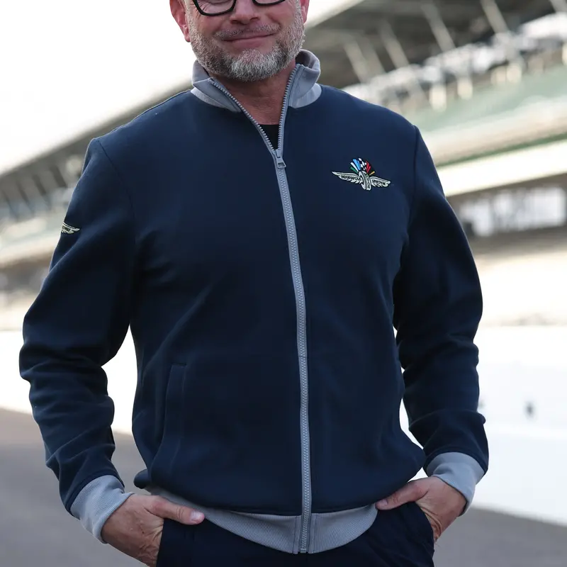 Indianapolis Motor Speedway Men's '47 Brand Pique Track Jacket 4