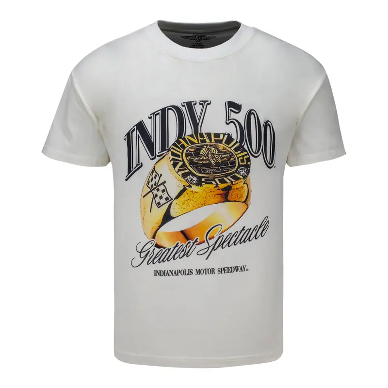 Indianapolis Motor Speedway Oversized Ring Print T-Shirt 1
