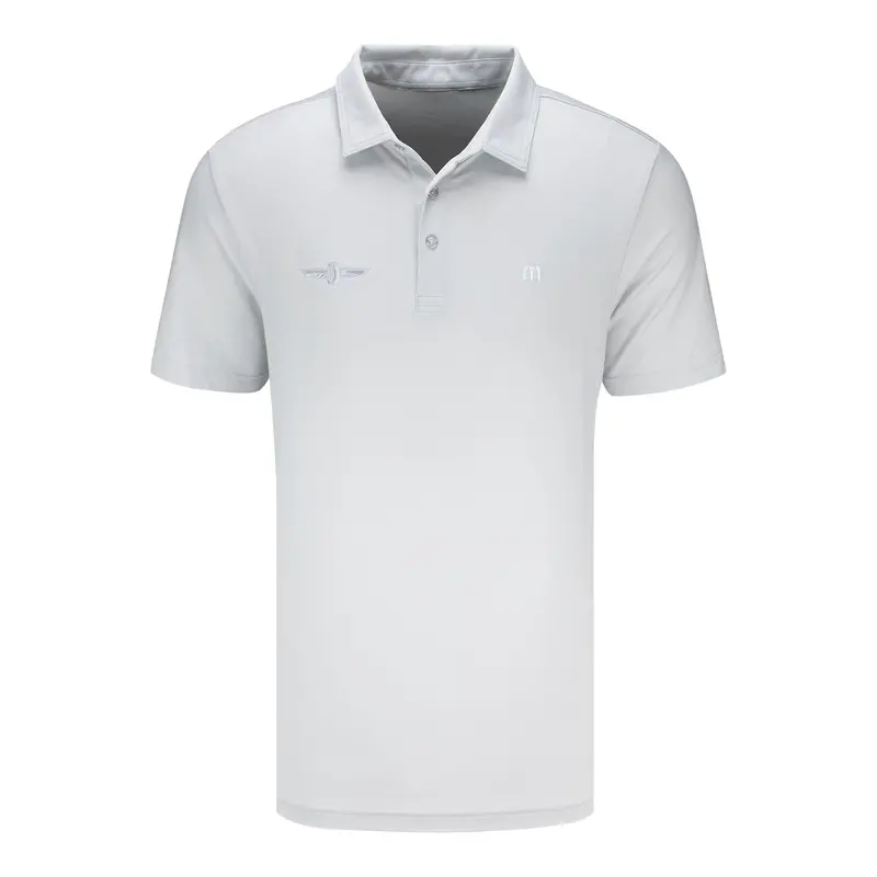 Indianapolis Motor Speedway Travis Mathew Grey Heater Polo 1