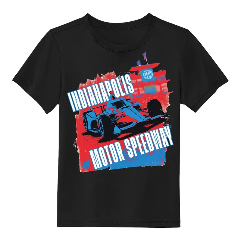 Indianapolis Motor Speedway Youth Splat Art T-Shirt 1