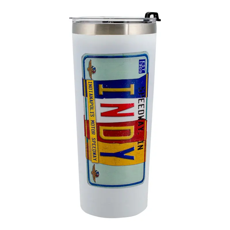 Indy License Plate Tumbler 24Oz 1