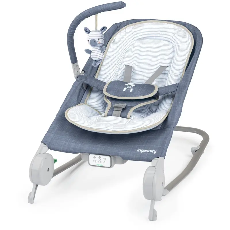 Ingenuity Chambray Happy Belly™ Rock-To-Bounce Massage Sæde 1