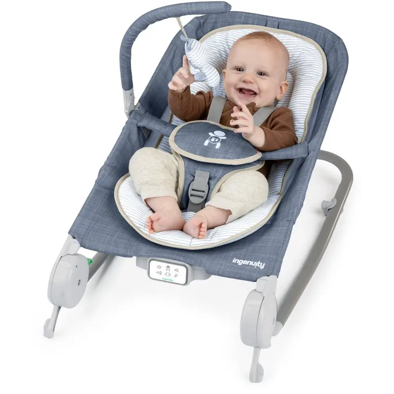 Ingenuity Chambray Happy Belly™ Rock-To-Bounce Massage Sæde 2