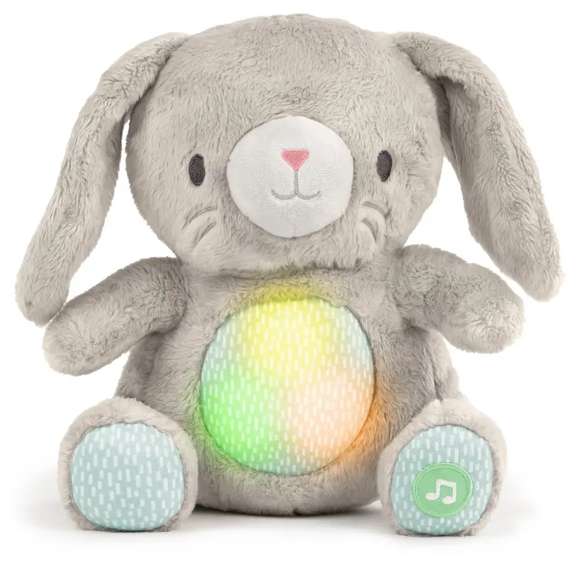 Ingenuity Grey Heart To Hugs™ Sylvi™ Kaninbamse Med Hjertelyd Og Lys 1