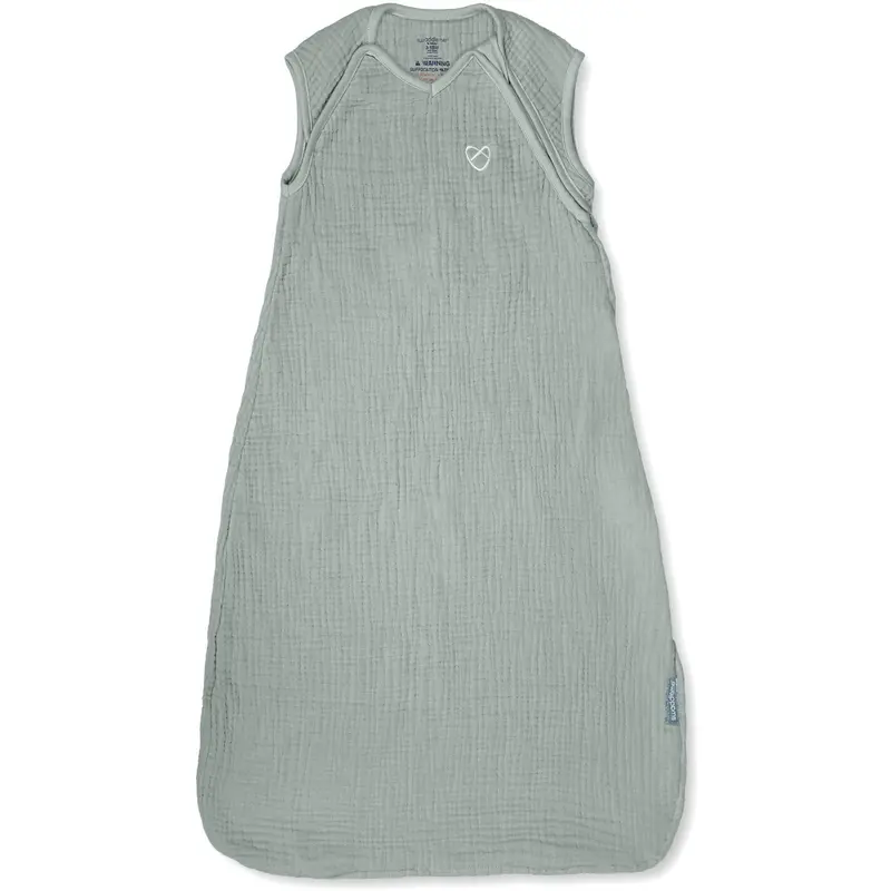 Ingenuity Swaddleme™ Muslin Night Sack Sleeper - Moss 1