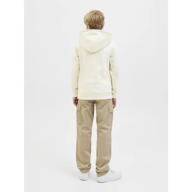 Jack & Jones Junior Antique White Jjari Branding Sweat Hætte Jnr 2