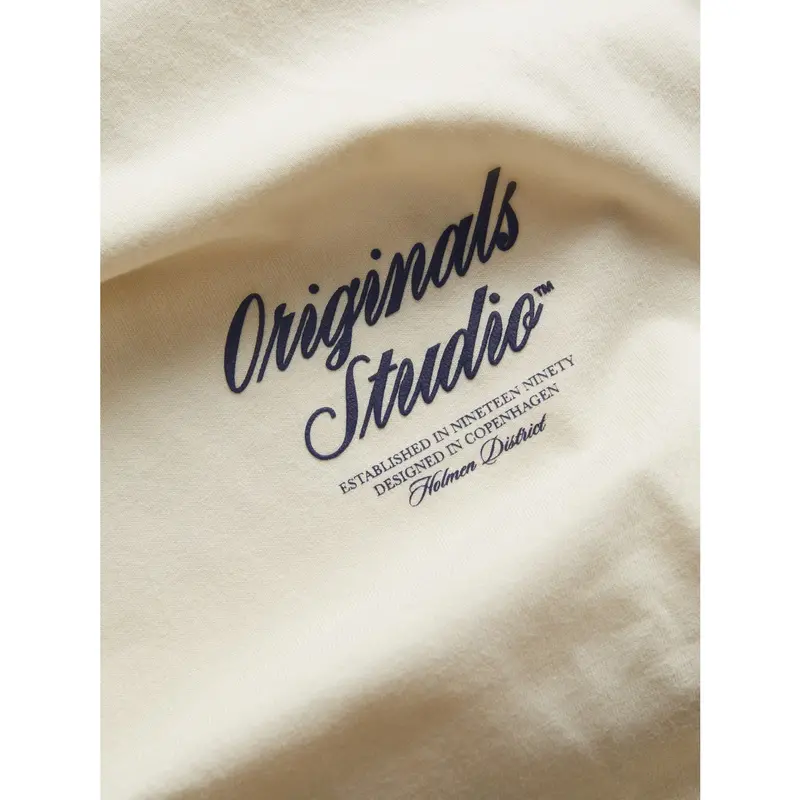 Jack & Jones Junior Antique White Jornorrebro Typo Tee Ss Crew Neck Sn Jnr 2